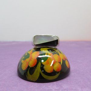 Vintage 925 Onyx & MOP Ring